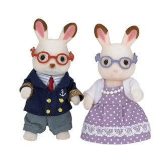 Epoch Sylvanian Families 5190 Chocolate Rabbit Grands-Parents