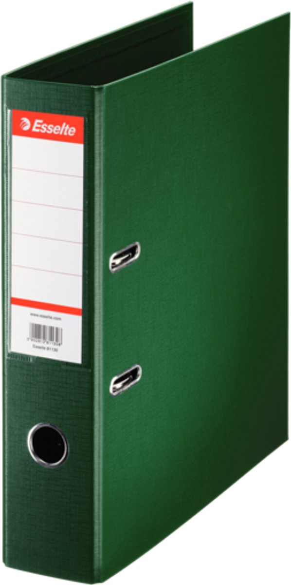 Chemise standard Esselte verte - a4 - 75 mm - sans protections de bord