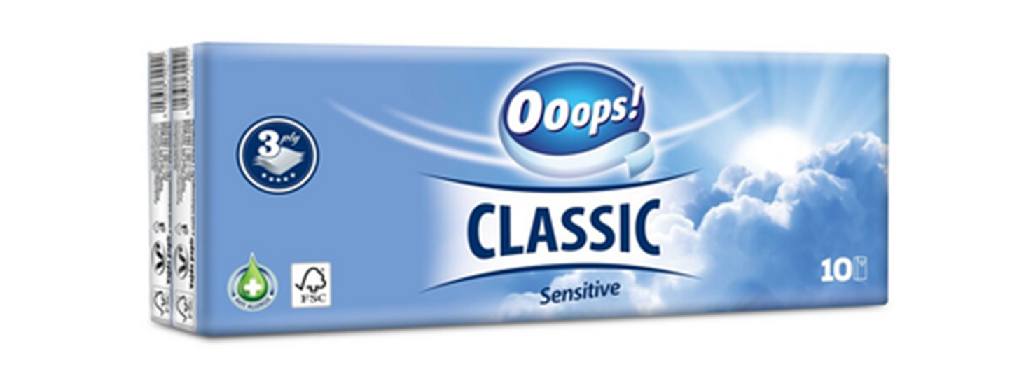 Oups ! tissus sensibles 10x10pcs