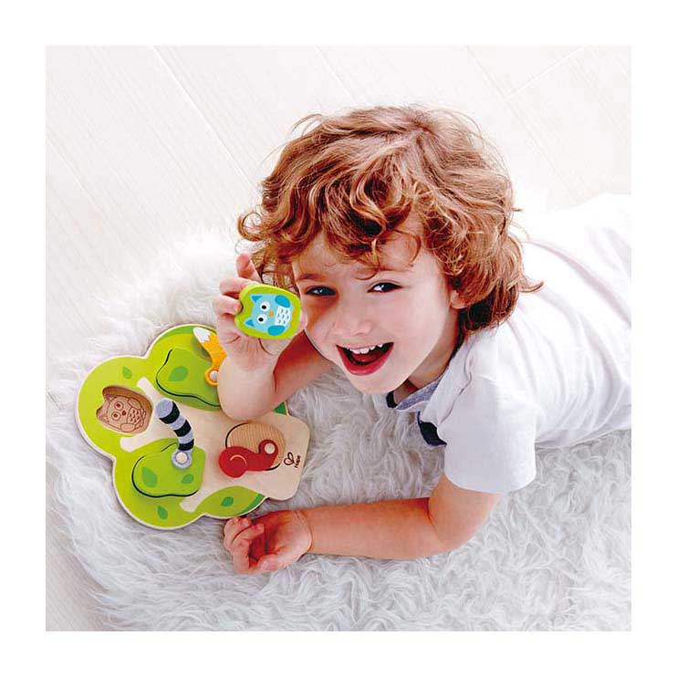 Puzzle Hape qui est dans l'arbre - 5 parties.