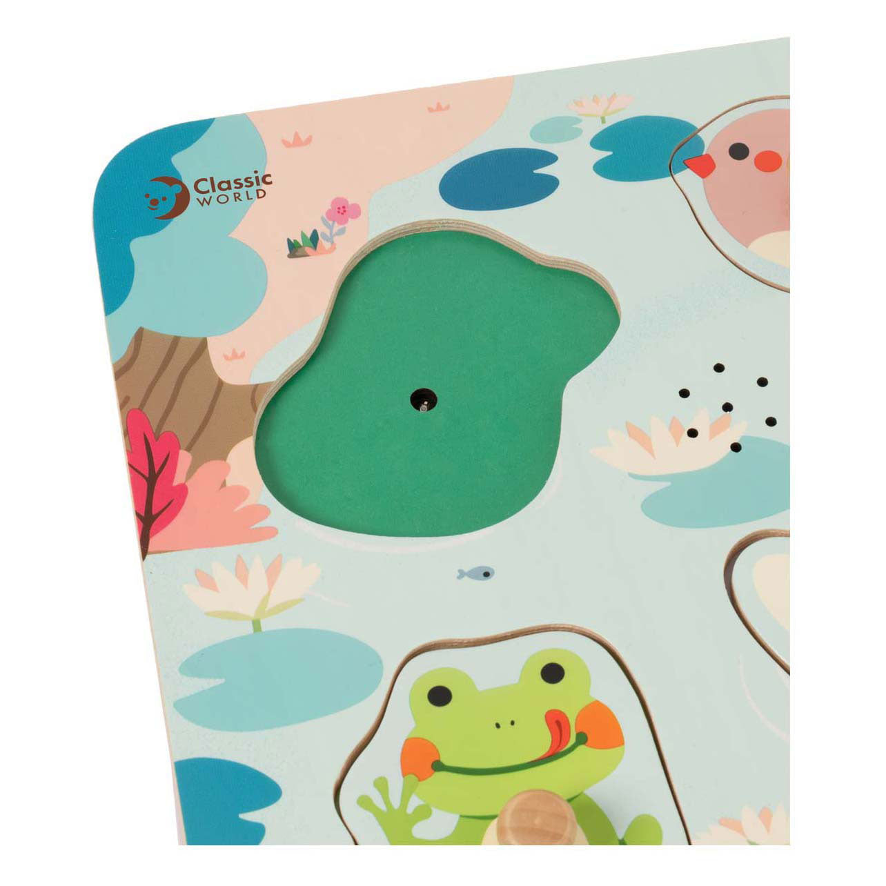 Piscine puzzle en bois du monde classique avec son