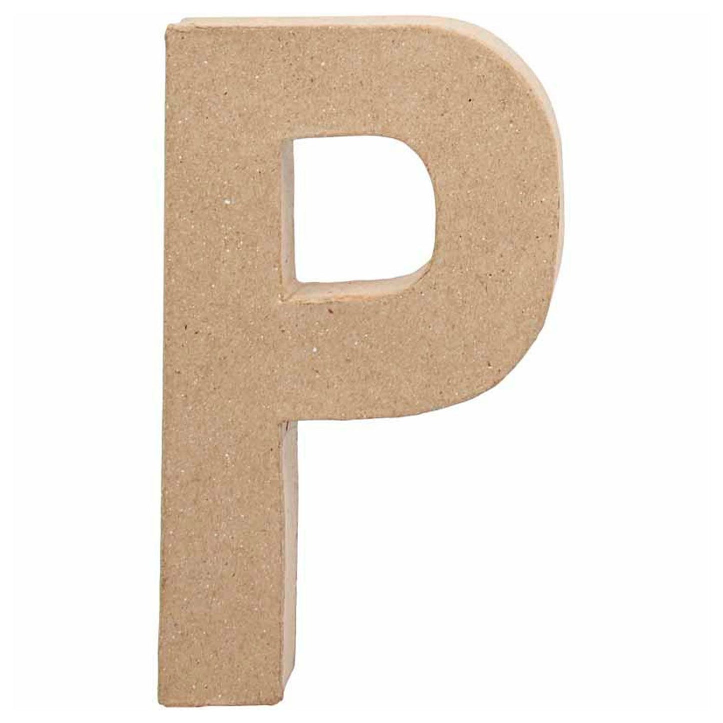 Lettre Papier -Maché - P, 20,5 cm