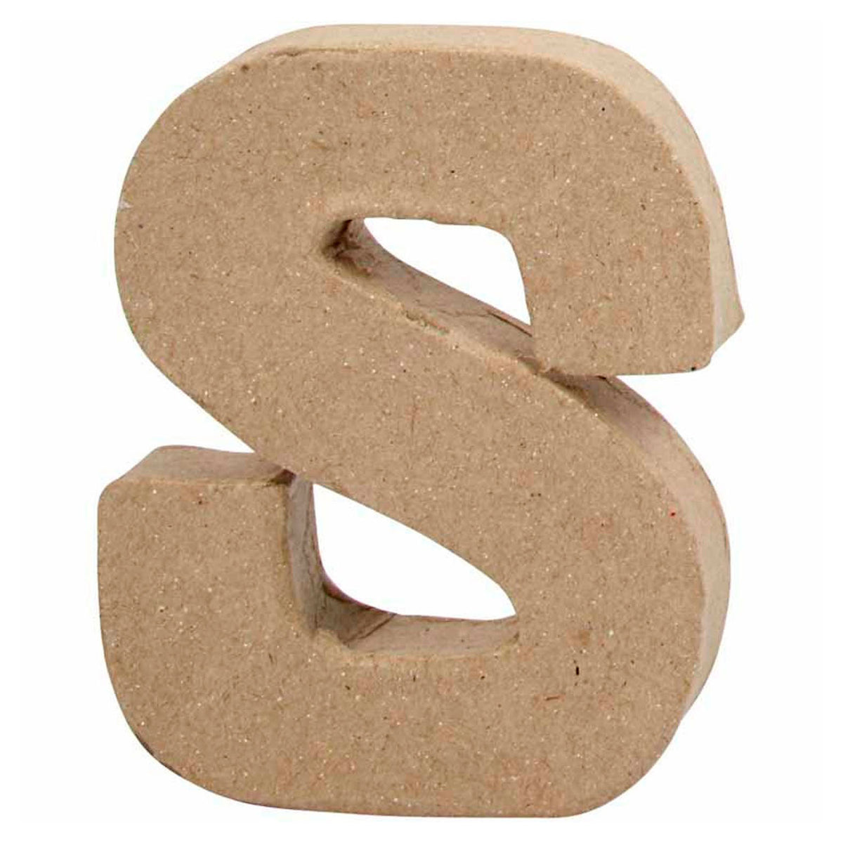 Lettre Papier -maché - S, 10cm