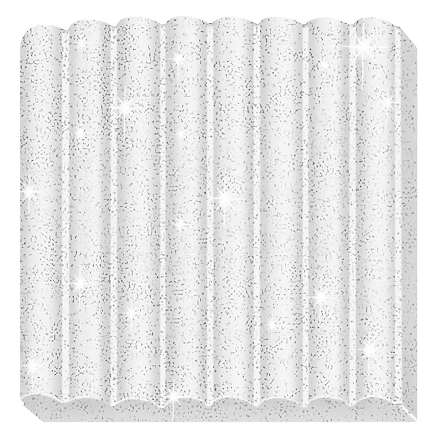 Fimo Kids Mountting Clay White paillettes, 42gr