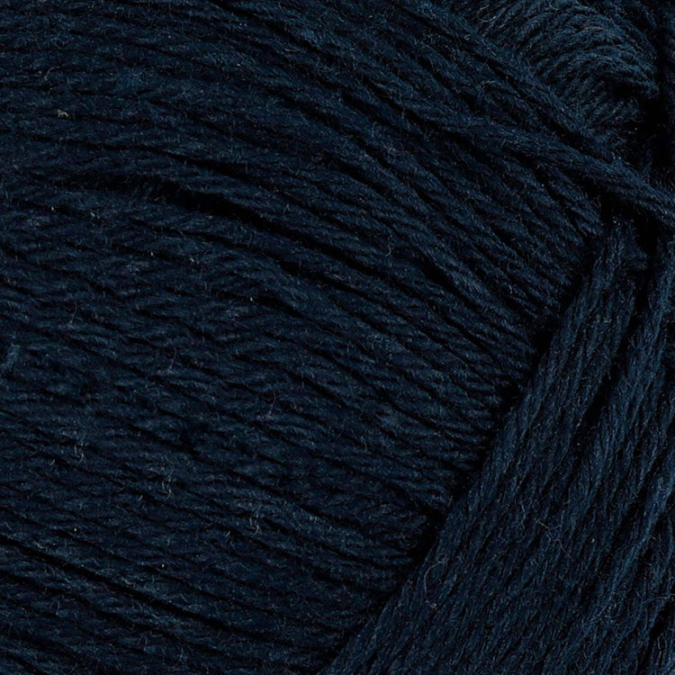 Fil de coton, bleu foncé, 50gr, 170m