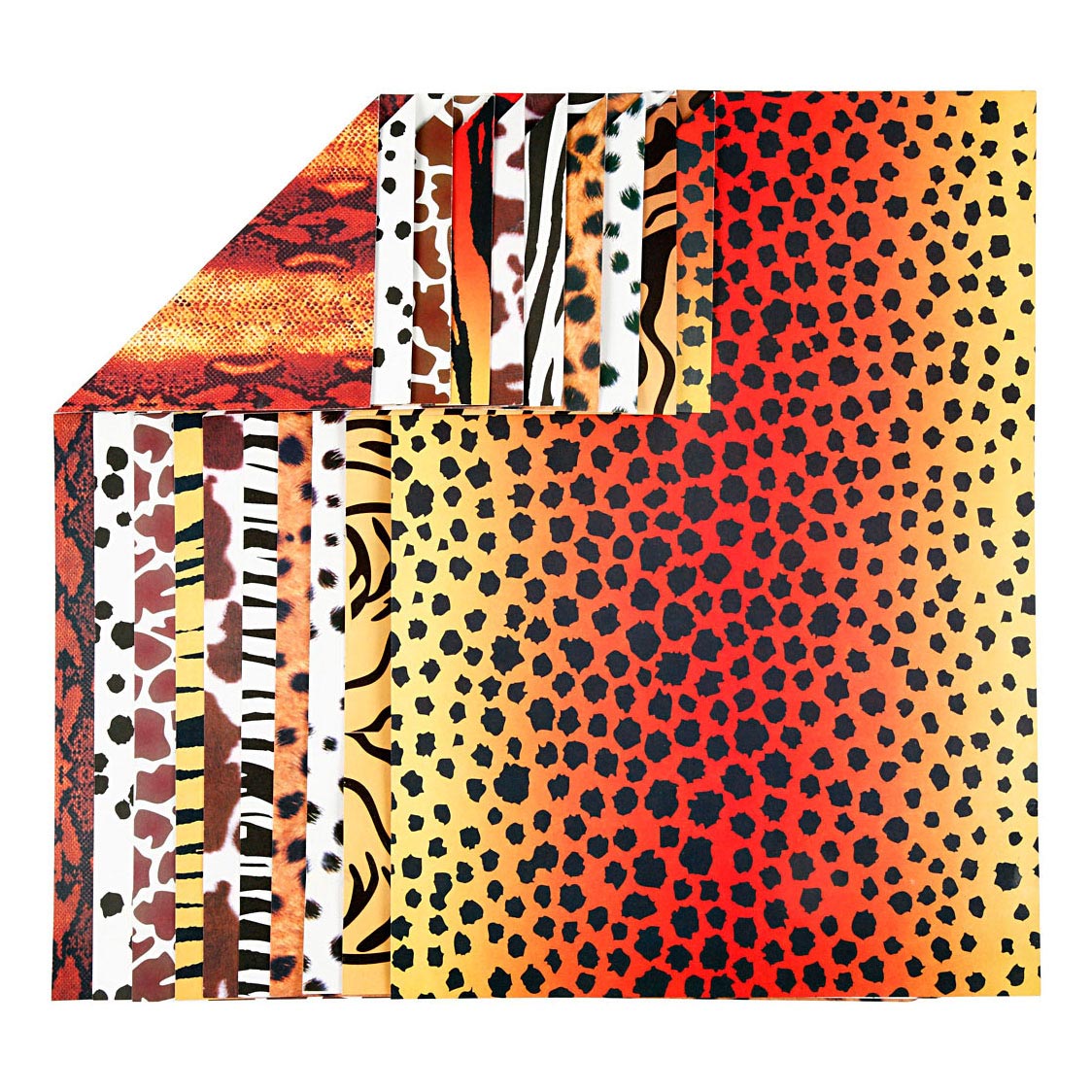 Carton de motifs animaux A4, 10 feuilles