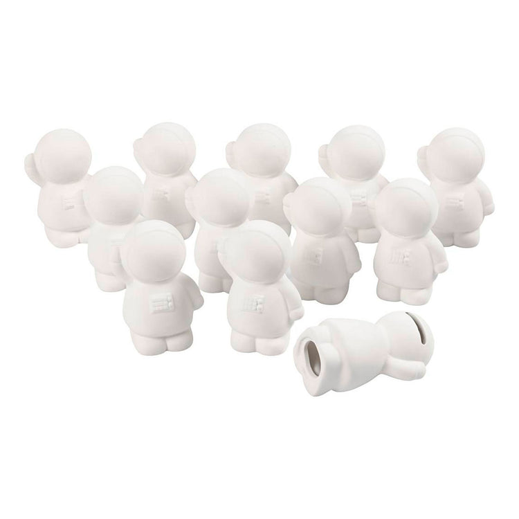 Creativ Company Money Box Ceramic White Figure, 12st.