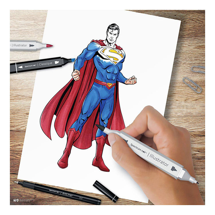 Creativ Company HobbySet Illustration Comic Book Heroes Superman Color Set