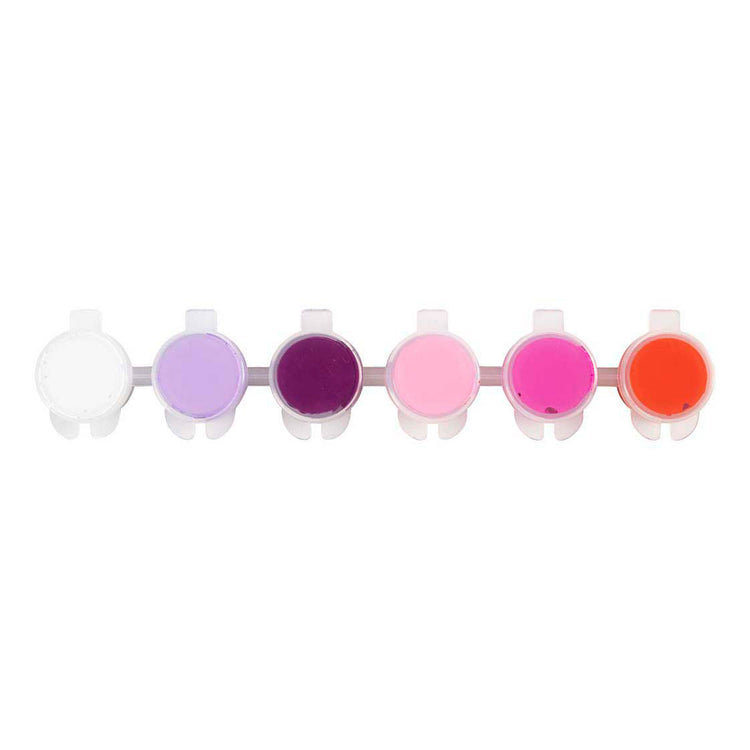 Peinture acrylique Creativ company plus color, harmonie rose violet, 6x5 ml 1 boîte