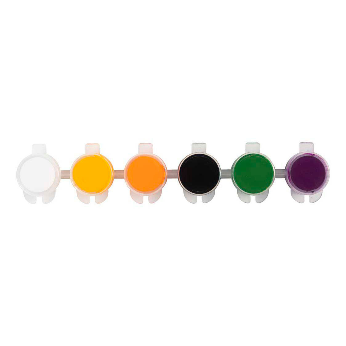 Creativ company plus color peinture acrylique, couleurs d'Halloween, 6x5 ml 1 boîte