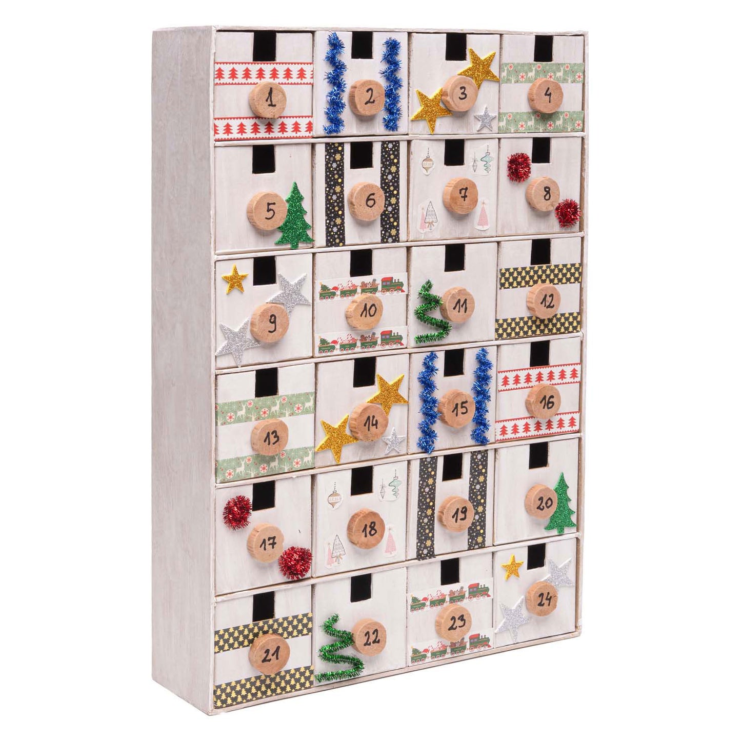 Colorations - Papier -mache Box - Calendrier de l'Avent