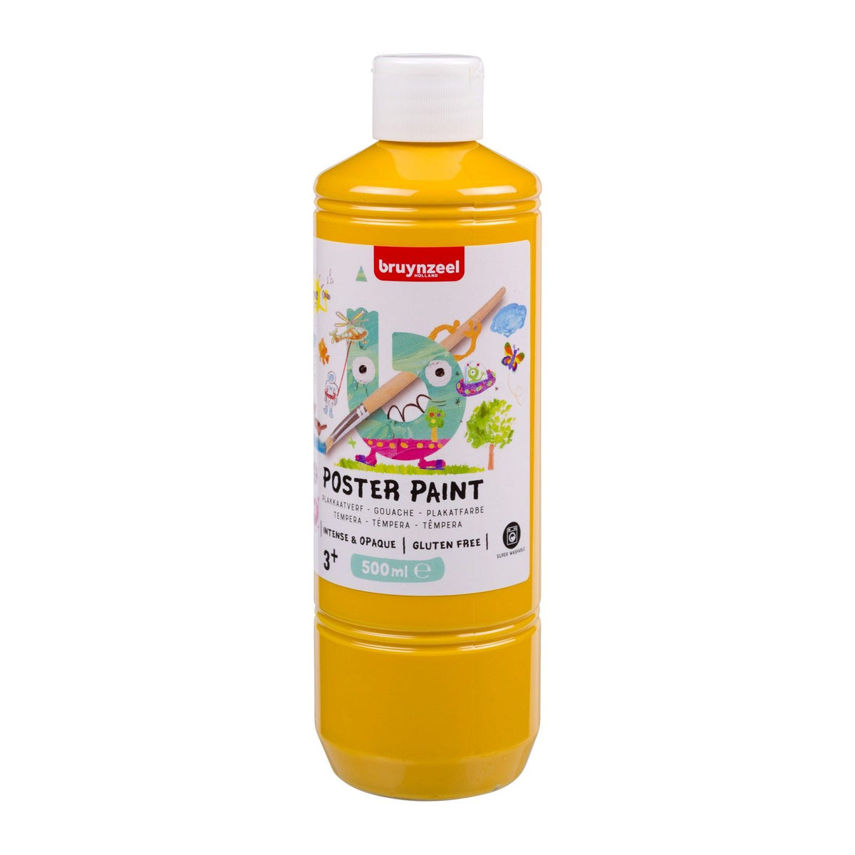 Bruynzeel • peinture gouache pour affiches 500ml jaune coucher de soleil