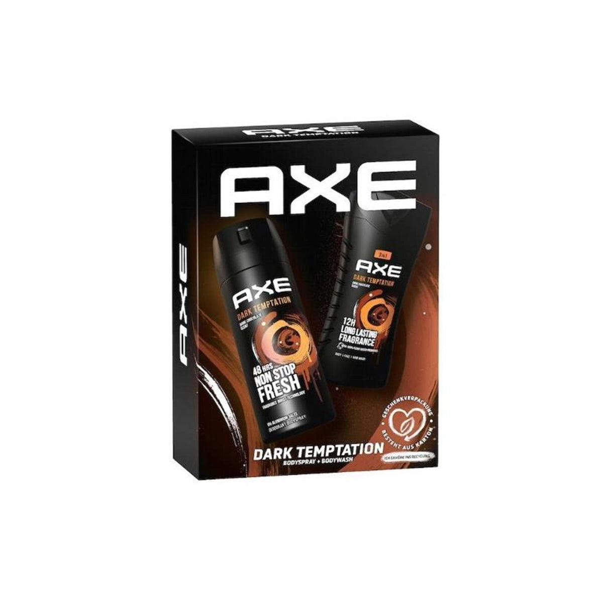 Axe coffret cadeau température foncée 2 pièces