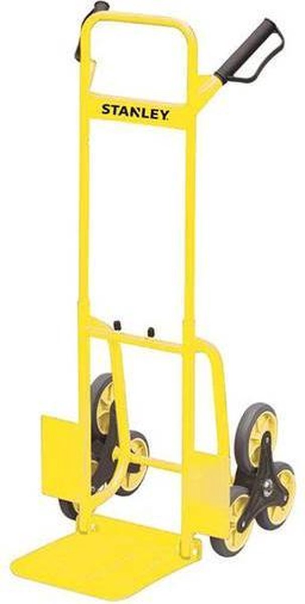 Diable pliable Stanley ft521 - chariot de transport pliable avec 6 roues de diable - charge max. capacité de charge 120kg - métal - 68 x 49 x 113 cm - diable pliable
