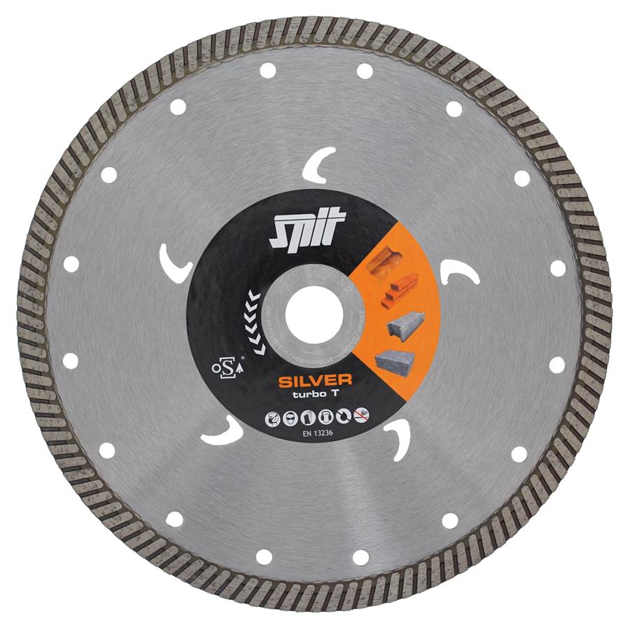 Lame de scie diamantée Spit silver turbo-t ø230x22,2mm