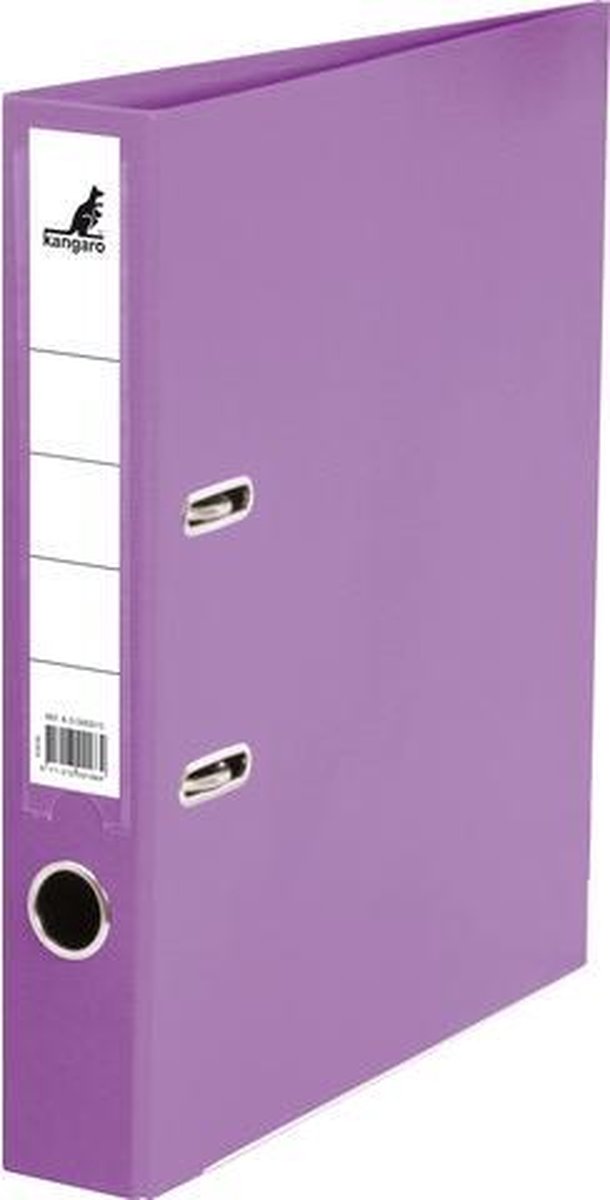 Classeur Kangaro - a4 - 2 anneaux - violet - largeur dos 50mm - k-3100k035
