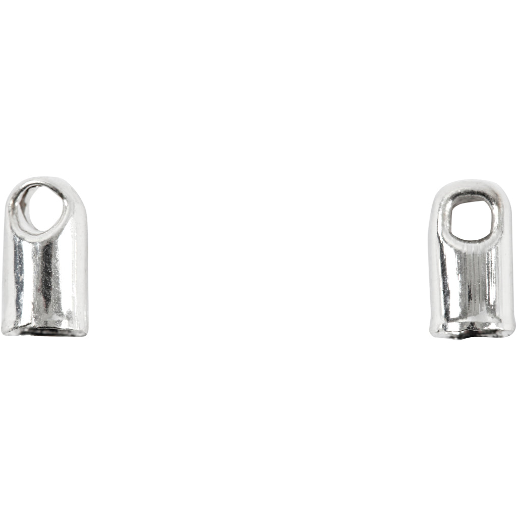Cretiv Company End Cap Silvered, 10st.
