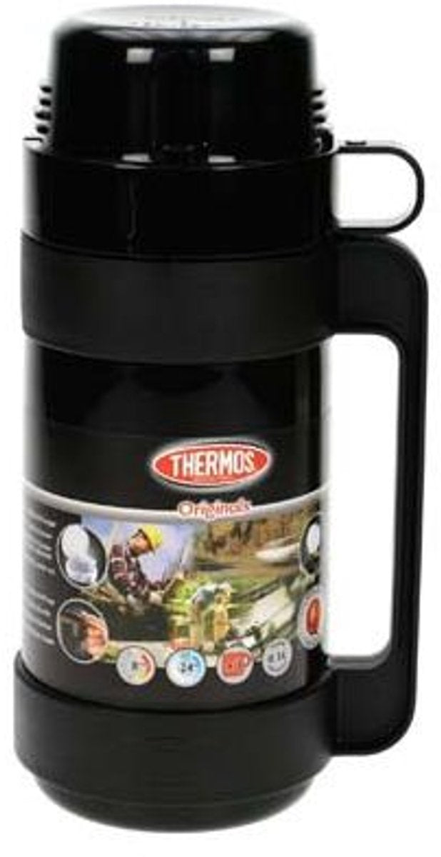 Bouteille isotherme Thermos mondial - 0l5 - noir