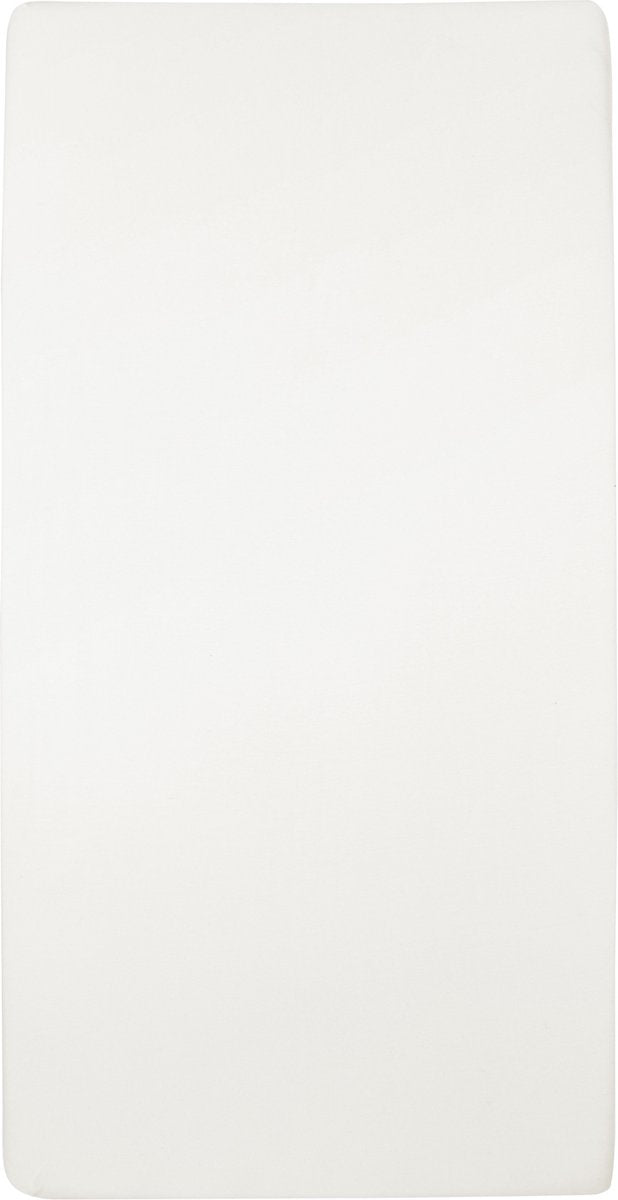 Drap-housse Meyco baby uni pour berceau - blanc cassé - 40x80 90cm