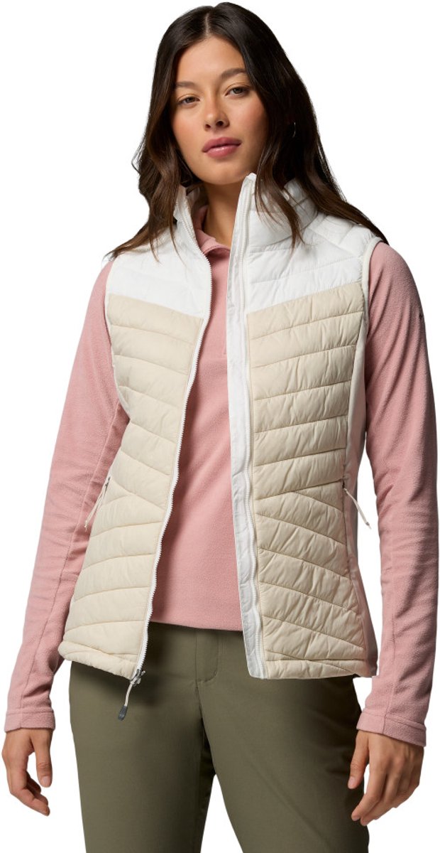 Columbia Powder Pass™ III Hybrid Vest Gilet d'extérieur pour femme - Pierre foncée, sel marin
