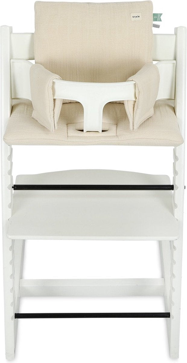 Réducteur de siège Trixie - beige bonheur - parfait pour stokke tripptrapp - coussin de chaise de salle à manger - beige