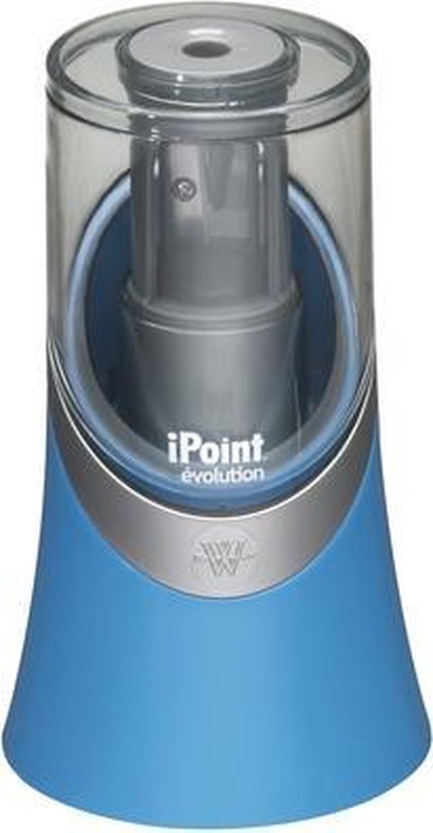 Taille-crayon Westcott - ipoint évolution - électrique - sans piles - bleu - ac-e55033