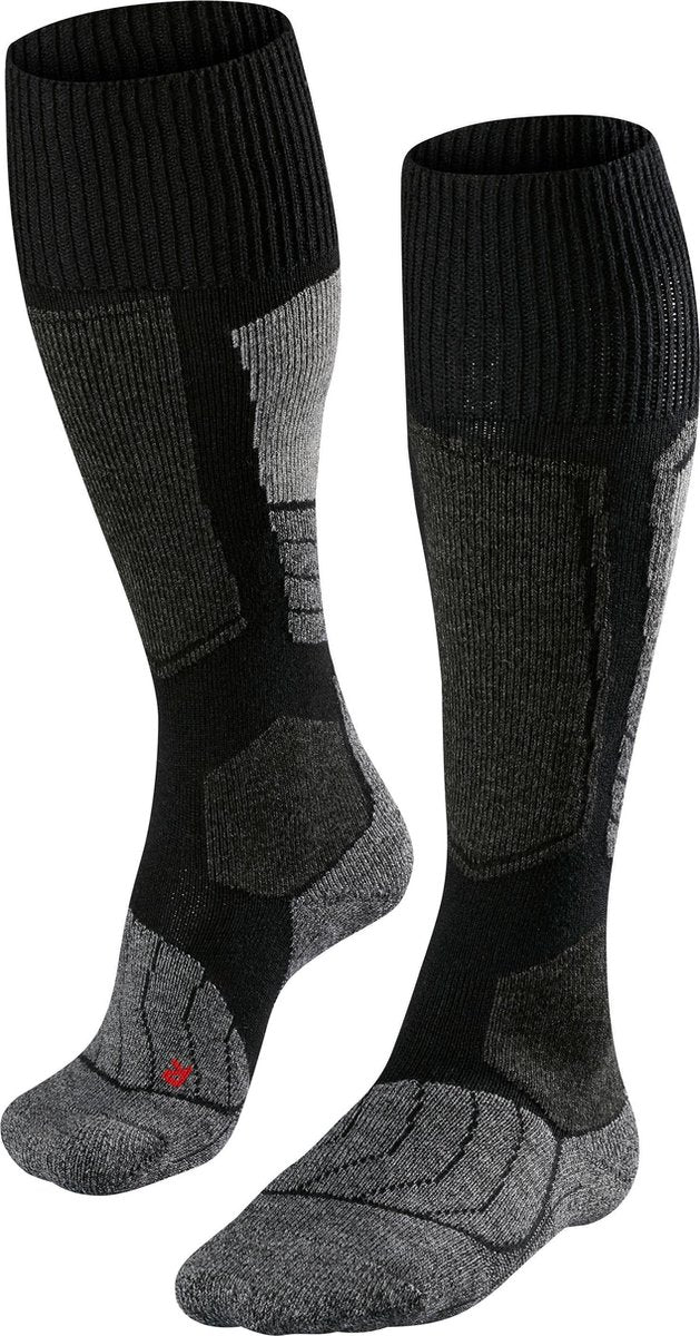 Falke sk1 chaussettes de ski chaudes et épaisses en laine fonctionnelle femme noir - taille 39-40