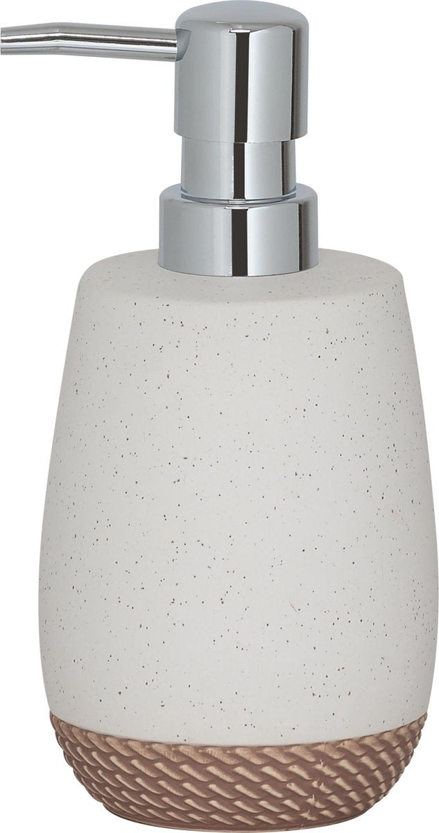 Tresse en peau de phoque - distributeur de savon - 400 ml sur pied - sable