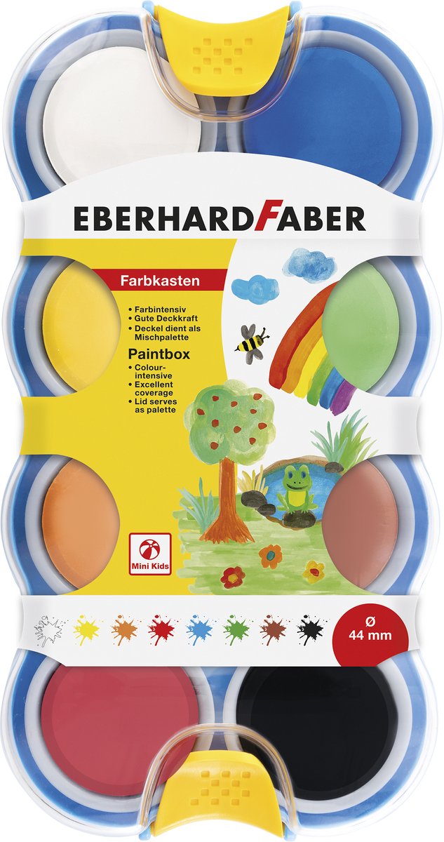 Eberhard faber - boîte de couleurs enfants - 8 couleurs - ef-577009