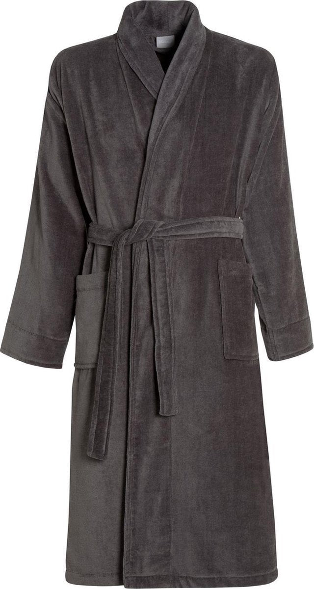 Hippocampe - pure - peignoir - graphite - xxl