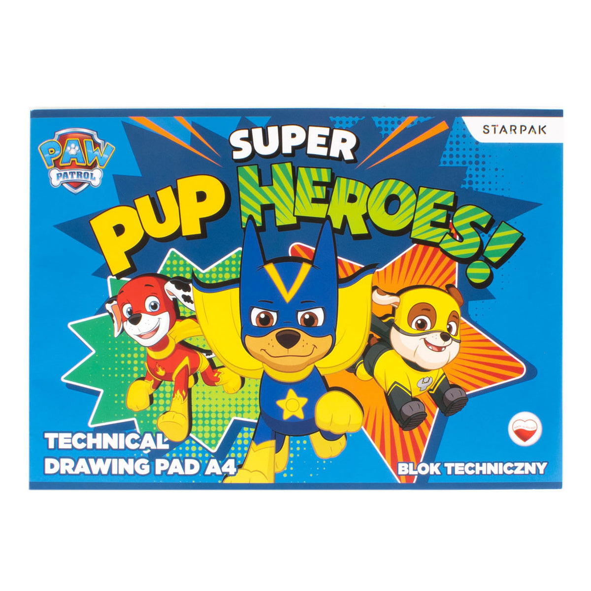PAW PATROL DRAWing Block A4, 10 feuilles