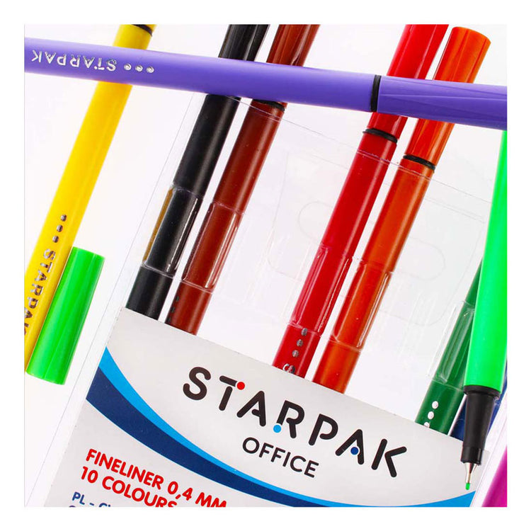Fineliner autour de 0,4 mm, 6e.
