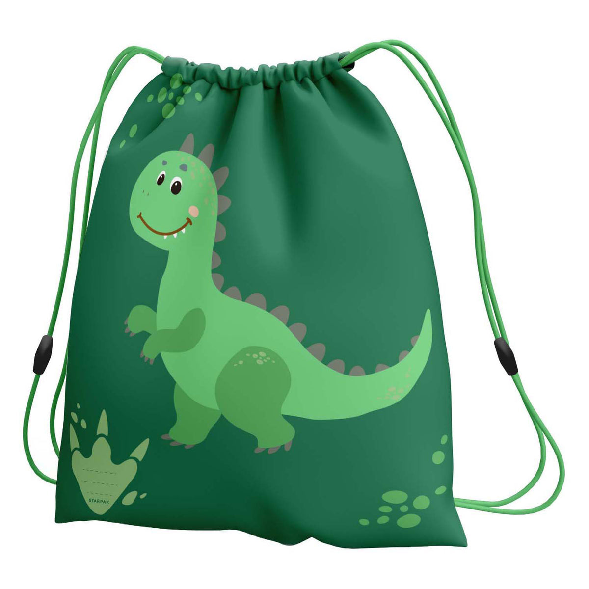 Sac de sport dinosaure vert