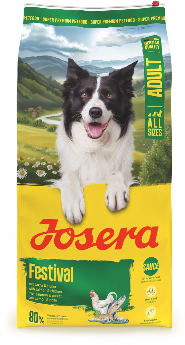 Josera festival - nourriture pour chien - toutes tailles adultes - 12,5 kg