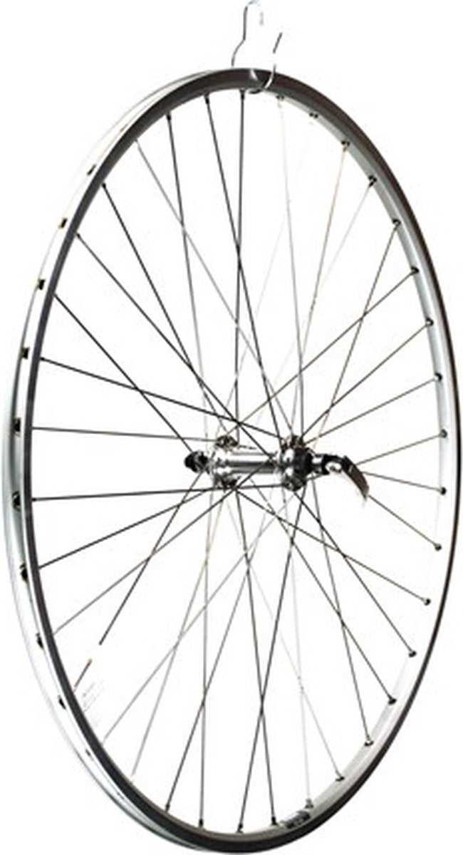 Roue avant roland 28 pouces de course argent panne