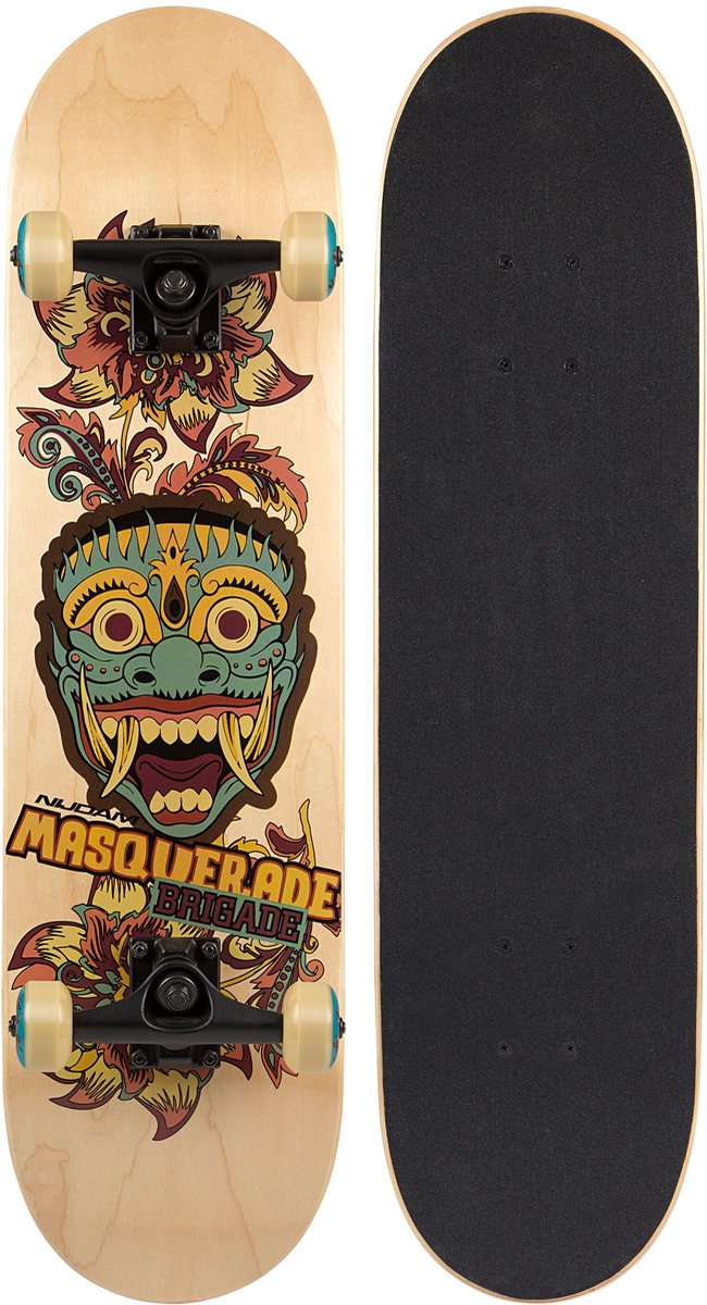 Nijdam skateboard - mascarade brigade - 79 cm - uni
