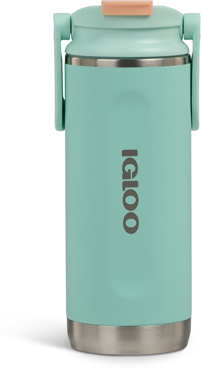 Igloo - flip 'n' sip - gourde - gobelet - vert - 475ml - thermos