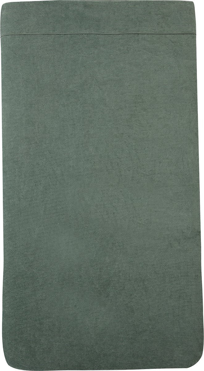 Witlof pour enfant couverture de berceau tuck-inn velours côtelé vert forêt 60 x 120 cm