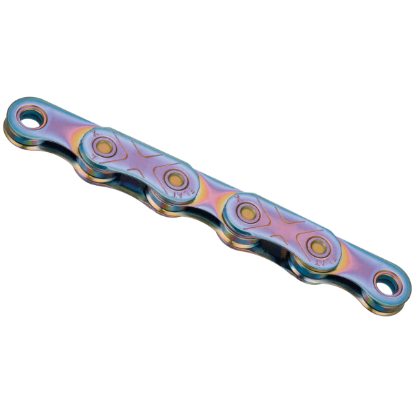 Chaîne Kmc x-flat 13v 126l sram cirée bleu aurore
