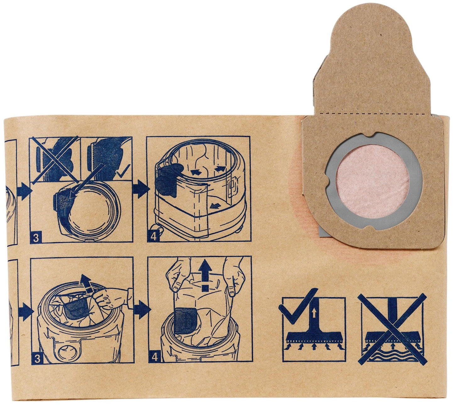 Pack de sacs de filtre Nilfisk.a 5 pcs. f. Aero 400