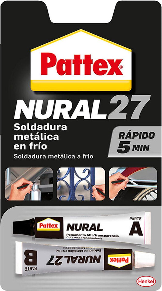 Pattex nural 27 - colle métal - 22ml