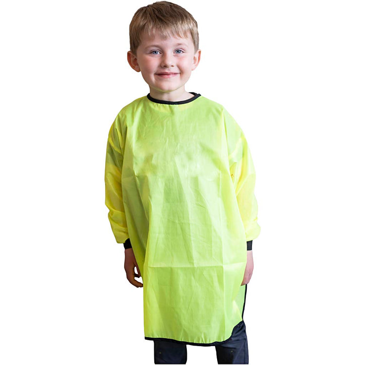 Blouse d'artiste Creativ company, l : 65 cm, taille 5-8 ans, vert citron, 1 pièce