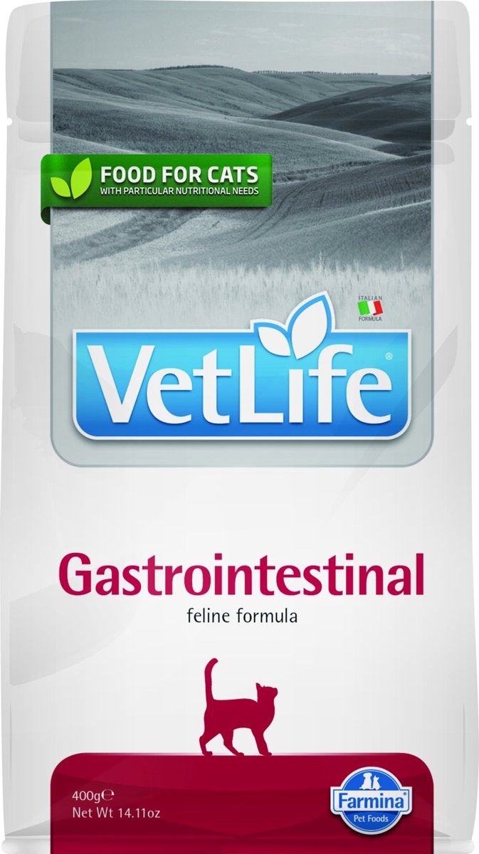 Farmina vetlife gastro-intestinal - nourriture pour chat - 400 g