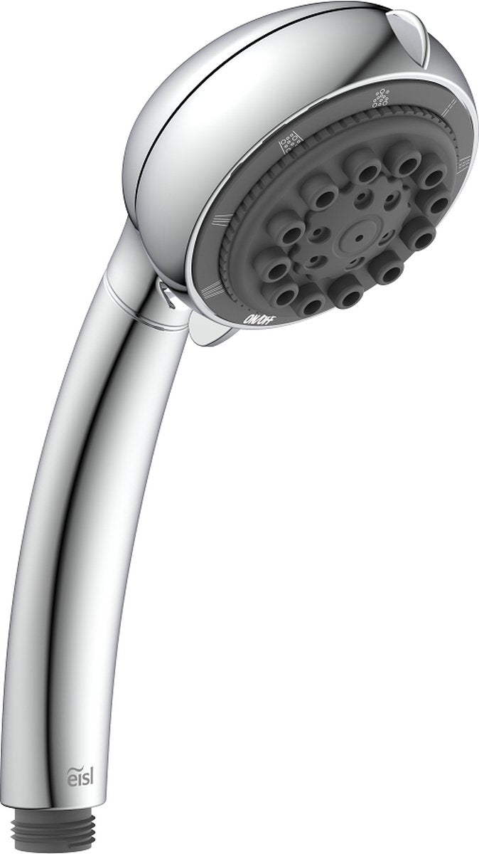 Douchette à main Eisl Vital avec flexible - pomme de douche ronde avec support - chrome