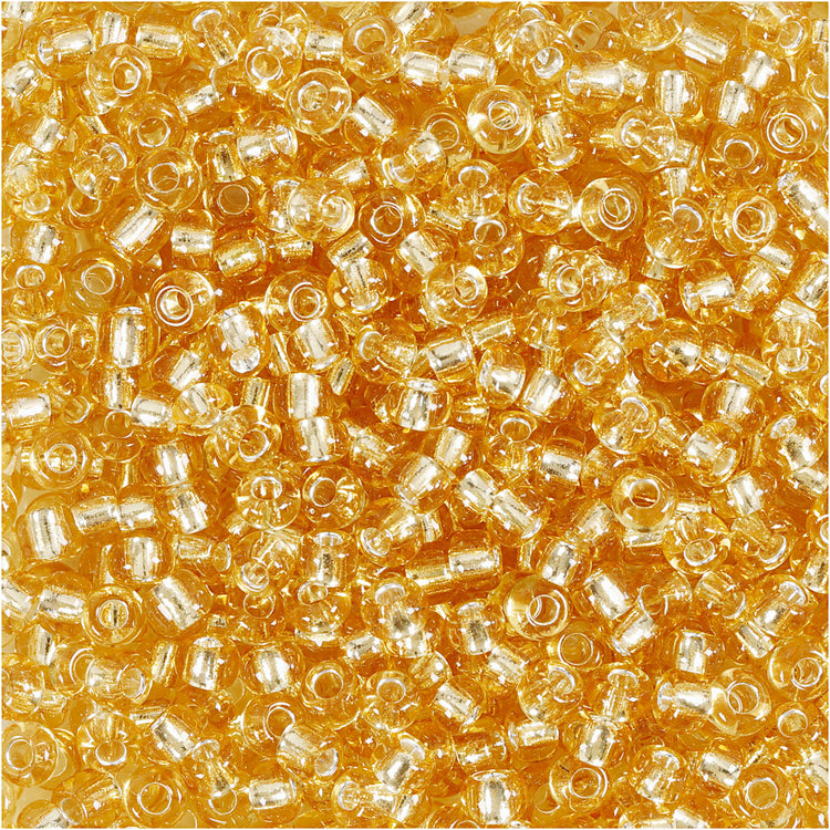 Perles de rocaille Creativ company, d 3 mm, taille 8 0, diamètre du trou 0,6-1,0 mm, or, 25 gr 1 boîte