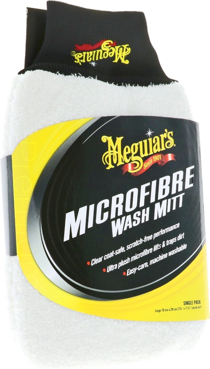 Gant de toilette en microfibre super épais de Meguiar's