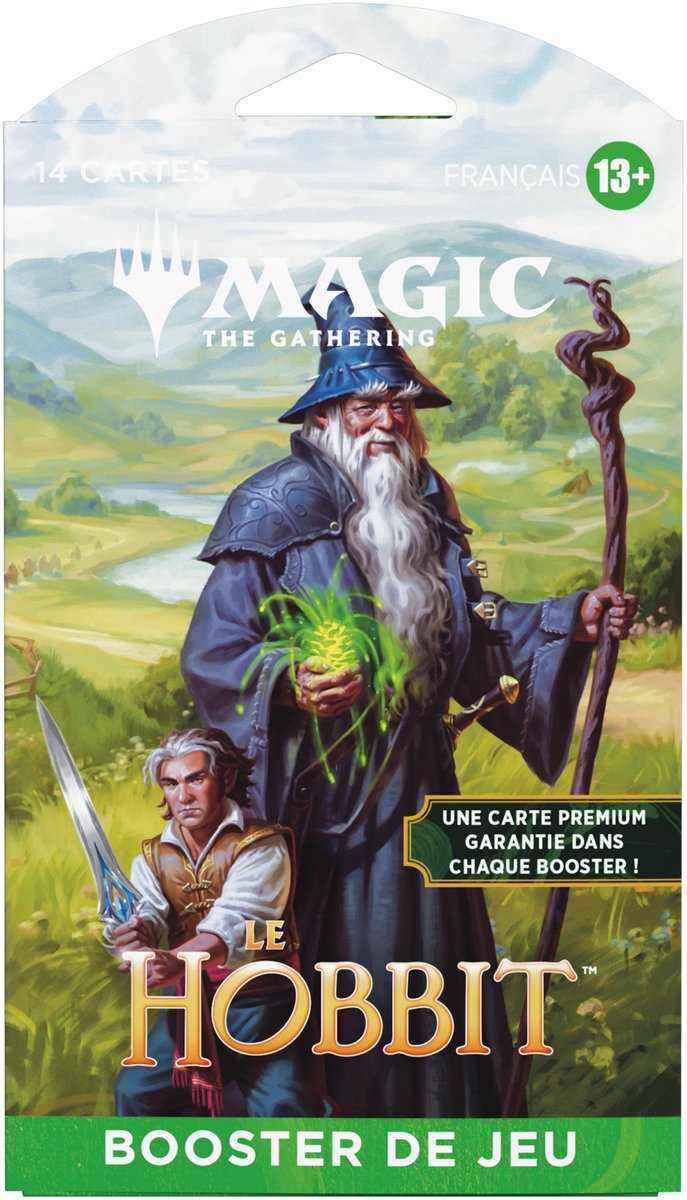 Magic le rassemblement booster de jeu magic: le rassemblement | le hobbit | 1 booster (14 cartes) | jeu de cartes à collectionner