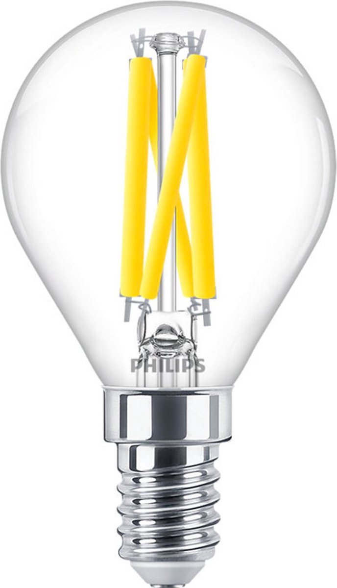 Philips LED Philips Master LED E14 filament sphérique clair 5,9W 806lm - 922-927 dim to warm | meilleur rendu des couleurs - dimmable - remplace 60w