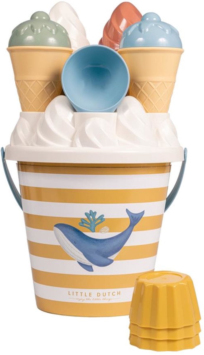 Little Ocean Dreams Blue Ice Cream Bucket Set, 14dlg.