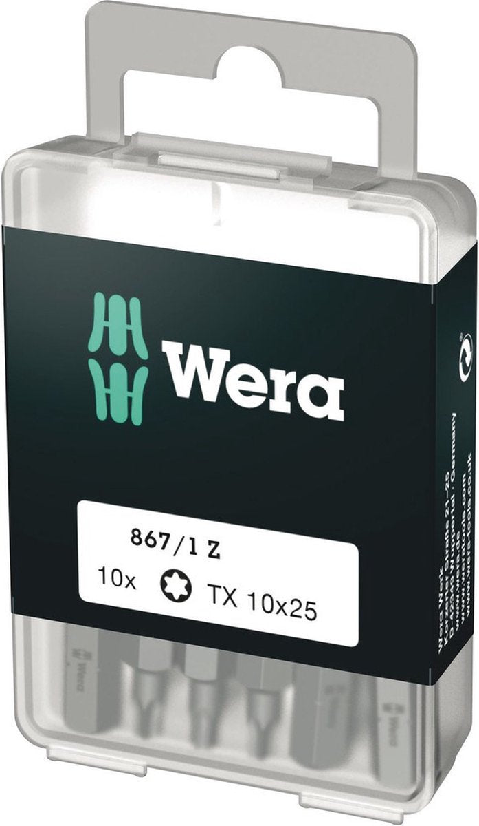 Wera 5072406001 1 embout torx 4 - t10 x 25 mm